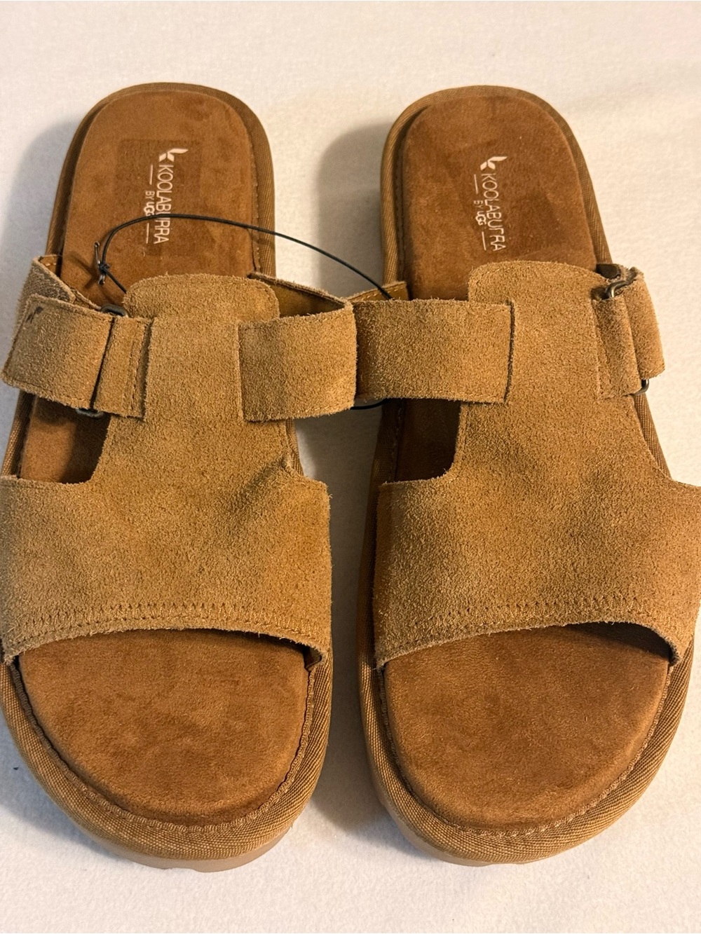 New Women’s Koolaburra By UGG Tizz Sandal. Light Brown. Size 11